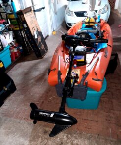 Newport NV-Series Thrust Saltwater Transom Mounted Trolling Electric Trolling Motor w/LED Battery Indicator 36lb Thrust 31 81ThakwdJ4L