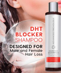 HairStem DHT Blocker Hair Growth Shampoo Products with Biotin, Saw Palmetto - Clinically Developed - Hair Loss Products Treatments- 10oz 7 81ThgJ474L