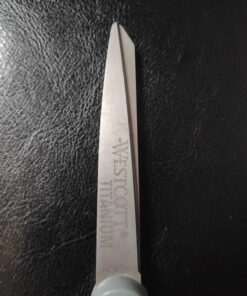 Westcott 13901 8-Inch Titanium Scissors For Office and Home, Yellow/Gray, 2 Pack 37 81TjjRDCrjL