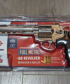 Crosman CRVL357S SR357 Full Metal CO2-Powered 6- Shot BB Revolver Air Pistol 62 81TksYHcfwL