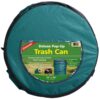Coghlan's Deluxe Pop-Up Trash Can, Spring-loaded Collapsible Garbage Can for Camping, 24 x 19 inches, Heavy-Duty 600D Polyester, 29.5 Gallon, Green 14 81Tl Px23qL