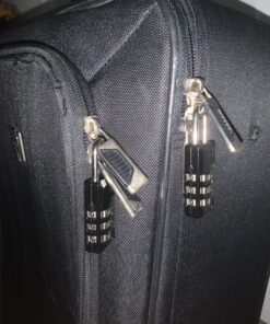 Master Lock Set Your Own Combination Luggage Lock, 2 count (Pack of 1), Black 2 count (Pack of 1) 48 81Tm3EMnhL