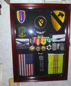 DisplayGifts Collector Medal Lapel Pin Shadow Box Display Case Holder Cabinet Shadow Box PC01 Cherry Finish 27 81Tmq7bKm6L