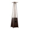 Hiland HLDSO1-WGTHG Pyramid Glass Tube Propane Patio Heater w/Wheels, 40,000 BTU, Hammered Bronze 3 81Tnwr0DaWL