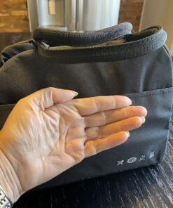 DALINDA Lunch Bag Lunch Box for Women Men Reusable Insulated Lunch Tote Bag,Leakproof Thermal Cooler Sack Food Handbags Case High Capacity forTravel Work School Picnic- Black 34 81TopLaph6L