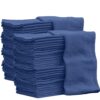 Nabob Wipers Auto Mechanic Shop Towels 100 Pack Shop Rags 100% Cotton Size 14"x14" Commercial Grade (100 Pack, Blue) Blue 5 81TouvXBhTL