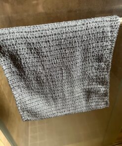 GOSHI Exfoliating Shower Towel - Rip-Resistant Exfoliating Washcloth for All Skin Types - Made in Japan Grey 28 81TpmwTML2L