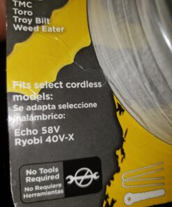 Pivotrim Rino Tuff Universal Hybrid String and Bladed Trimmer Head Replacement,Black 13 81TqvJoCBWL