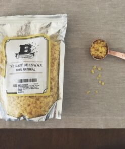 Beesworks Yellow Beeswax Pellets (1 lb) | 100% Pure, Cosmetic Grade, Triple-Filtered Beeswax for DIY Skin Care, Lip Balm, Lotion, and Candle Making 1 Pound (Pack of 1) 46 81TrHQNaMHL