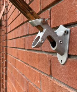 Flag Holder, Flag Bracket, Heavy Duty House Flag Pole Holder Bracket, Aluminum Mount - Stainless Steel Hardware - Strong and Rust Proof - 1" Inner Diameter (Silver-1Pack) Silver-1Pack 26 81Tt1LHajXL