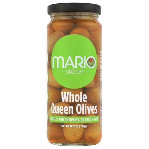 Mario Camacho Foods Whole Spanish Queen Olives, 7 Ounce