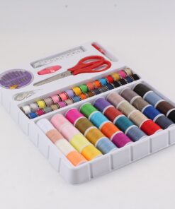 Michley Sewing Kits with100 Pieces, 32 Bobbins in, 1.0-inches by 8.0-inches by 9.8-inches, Multi-Color 1.00 x 8.00 x 9.80 inches 17 81TvWGSikWL