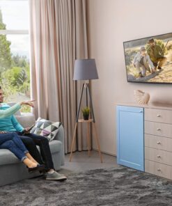 Pipishell UL Listed Tilt TV Wall Mount Bracket Low Profile for Most 23-55 Inch LED LCD OLED 4K Flat Curved TVs up to 99lbs Max VESA 400x400mm, 8° Tilting for Anti-Glaring, Fits 8-16 inch Wood Stud 26 81Twe3hbjfL