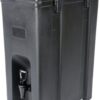 Carlisle FoodService Products Cateraide Insulated Beverage Dispenser with Handles for Catering, Events, Kitchens, And Restaurants, Plastic, 5 Gallons, Black 5 Gallon 31 81Twlz870zL