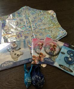 Anagram Frozen Blue 3rd Disney Movie Birthday Party Balloons Decorations Supplies 24 81TxJEwExML