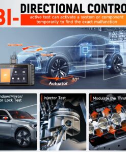 Alternative view of FOXWELL NT710 fit for BMW Full Diagnostic Tool,BiDirectional Scan Tool fit for BMW/Mini Full System Diagnostic Scanner, All Reset Service OBD2 Scanner Code Reader Battery Registration Tool ECU Coding