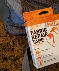 GEAR AID Tenacious Tape 3”x20” Fabric and Vinyl Gear Repair Tape, Quickly Fix Holes and Rips in Puffy Jackets, Rain and Snow Gear, Tents, Sleeping Bag and More, Off-White, 1 Pack 58 81TxjrpwxfL