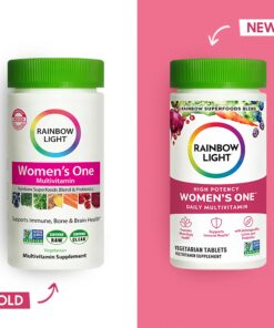 Rainbow Light Womens One High-Potency Daily Multivitamin, Womens Multivitamin Provides High-Potency Immune Support, With Vitamin C, Biotin and Ashwagandha, Vegetarian, 150 Count Women's One 150 Count (Pack of 1) 31 81TxqIh EfL