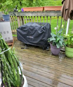 Blackstone 1529 Griddle Cover for 28" Griddle with Single Shelf Without Hood, Water Resistant, Weather Resistant Heavy Duty 600D Polyester Outdoor BBQ Grilling Cover, Black 24 81Txwpatk4L