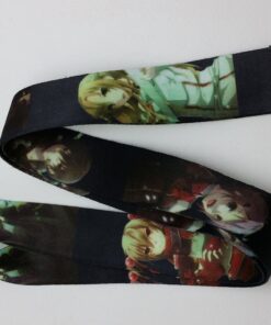 Sword Art Online Lanyard Keychain ID Badge Holder Protector