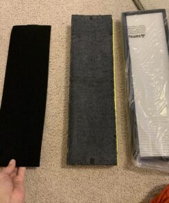 Veva HEPA Filter B Replacement, Compatible with Germ Guardian FLT4825 HEPA, AC4900CA, AC4825, AC4850PT, AC4820, Pack of 2 HEPA Filter / 8 Carbon Pre-Filters for GermGuardian Filter B 45 81TzYmdFtHL