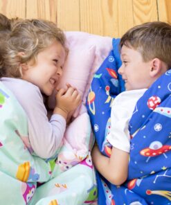 Wildkin Kids Sleeping Bags for Boys and Girls, Measures 57 x 30 x 1.5 Inches, Cotton Blend Materials Sleeping Bag for Kids, Ideal Size for Parties, Camping & Overnight Travel (Birdie) Birdie 14 81TzqXpn xL