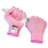 Evridwear Cut Resistant Gloves Food Grade Level 5 Kitchen Safety Protection (Small, Pink) Small (Pack of 1)