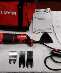 CRAFTSMAN Oscillating Tool Kit, 3-Amp, 14-Pieces, Corded (CMEW400) 32 81U Qr5NE6L