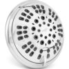 6 Function Adjustable Luxury Shower Head - High Pressure Boosting, Wall Mount, Bathroom Showerhead For Low Flow Showers, 2.5 GPM - Chrome 16 81U2dadDy6L