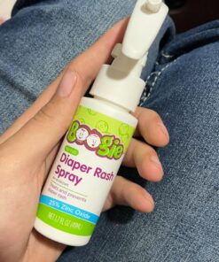 Baby Diaper Rash Cream Spray by Boogie Bottoms, No-Rub Touch Free Application for Sensitive Skin, Over 200 Sprays per Bottle, 1.7 oz, Pack of 3 32 81U2snI2jRL