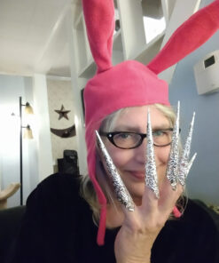 Ripple Junction Bob's Burgers Louise Belcher Bunny Ears Hat Adult One Size Pink Cosplay Beanie Officially Licensed 26 81U4lOo6e0L