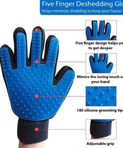 Alternative view of FourPets Deshedding and Grooming Glove for Pets, Right Hand