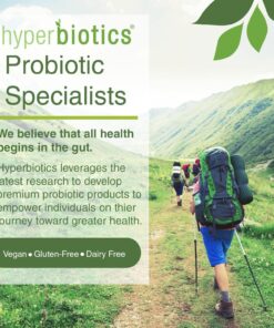 Hyperbiotics Vegan Glucose Support Tablets | Probiotics for Women, Men, Adults | Encourages Metabolism, Digestive Health | 1 Per Day | 60 Count 15 81U6OWF ypL