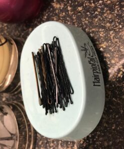 HairpinPal Magnetic Bobby Pin Holder - Easy Hair Clip and Pin Collector - Manage Hair Clips - Keeps Rooms Tidy - Sea Foam Teal - Made in the USA 34 81U6hXY fcL