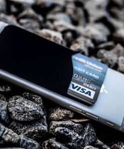 Cell Phone Card Holder for Back of Phone Case. Silicone Stick On Pocket Wallet for iPhone, Android & Other Flat Surfaces (Black 5 Pack) Black 5 Pack 12 81U86Sp3GSL