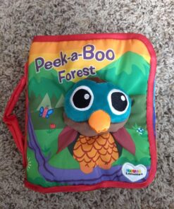 Lamaze Peek-A-Boo Forest Soft Baby Book - Clip-On Cloth Book - Washable Crinkling Fabric Pages for Sensory Play - Teething and Learning Toys for Babies - 6 Months and Up 70 81U8AFCCrL