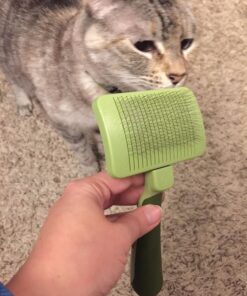 Coastal Pet Safari - Cat Self-Cleaning Slicker Brush - Cat Grooming Supplies Pack of 1 35 81U93daTKhL