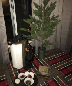 Willie Black Bear Paper Towel Holder Rack for Free Standing on Counter or Table (Great Kitchen Decor) 14" 20 81U9kP6qrcL