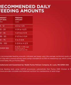 Purina ONE Chicken and Rice Formula Dry Dog Food - 8 lb. Bag Dry Food Chicken & Rice 8 Pound (Pack of 1) 34 81UACEOxqAL