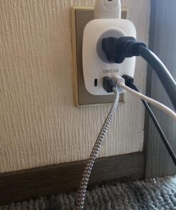 US to Japan Plug Adapter, VINTAR 2 Prong to 3 Prong Outlet Adapter with 2 AC Outlets, 3 USB and 1USB-C Ports, Japan Travel Power Adapter for USA to Japan China Canada Philippines, Type A, 1-Pack 17 81UAV5txEoL