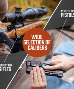 Ultimate Rifle Build Gun Snake - Reusable and Compact Gun Cleaning Rope .223, .22, 5.56mm 18 81UAsGL7QL