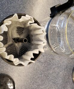 CAFÉ BREW COLLECTION High End Glass Stovetop Percolator Coffee Pot - Best 40 oz Borosilicate Glass Percolator Coffee Pot - Dishwasher Safe Coffee Percolator - BPA Free 8 Cup Percolator by Medelco 25 81UAwOeC5lL