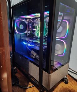 Skytech Gaming PC Desktop – Intel Core i7 12700F 2.1 GHz, NVIDIA RTX 4070 Ti, 1TB NVME SSD, 16GB DDR4 RAM 3200, 750W Gold PSU, 360mm AIO, 11AC Wi-Fi, Windows 11 Home 64-bit,Black 12700F | 4070 Ti 43 81UCFKQXj7L