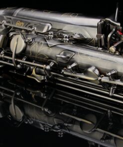 GLORY Engraved Flower Design High Grade Antique Finish Series PR4, E Flat Alto Saxophone with 11reeds,8 Pads Cushions,case,carekit 30 81UDrzE7NlL