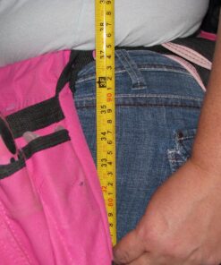 The Orignal Pink Box 2-Pouch 10-Pocket Canvas Tool Belt with Hammer Loop, and Adjustable Waist, Pink 34 81UEhytx0DL