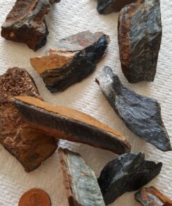 Alternative view of Hypnotic Gems Materials: 1 lb Blue Tiger Eye Stones from South Africa - Bulk Raw Rough Natural Rocks for Cabbing, Tumbling, Polishing, Wire Wrapping, Wicca, Reiki and Energy Crystal Healing