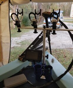 ROBOCUP 12 Colors, Best Cup Holder for Drinks, Fishing Rod/Pole, Boat, Beach Chair, Golf Cart, Wheelchair, Walker, Drum Sticks, Microphone Stand Standard Spring Navy 39 81UFBzmgXL