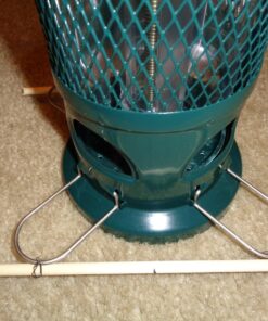 Squirrel Buster Legacy Squirrel-proof Bird Feeder w/4 Metal Perches, 2.6-pound Seed Capacity garden green 29 81UGWEOQkbL