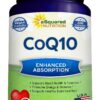 CoQ10 (400mg Max Strength, 200 Capsules) - High Absorption Vegan Coenzyme Q10 Powder - Ubiquinone Supplement Pills, Extra Antioxidant CO Q-10 Enzyme Vitamin Tablets, COQ 10 400 mg 200 Count (Pack of 1) 22 81UHhL44QEL