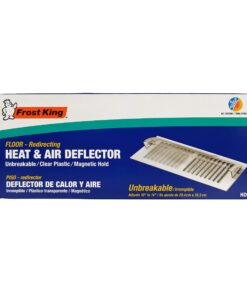 Frost King Unbreakable Heat and Air Deflector, Clear Plastic, 2 3/4” Tall, Width Adjustable 10” to 14” Unbreakable, expands 10" to 14" 31 81UHkk xAsL